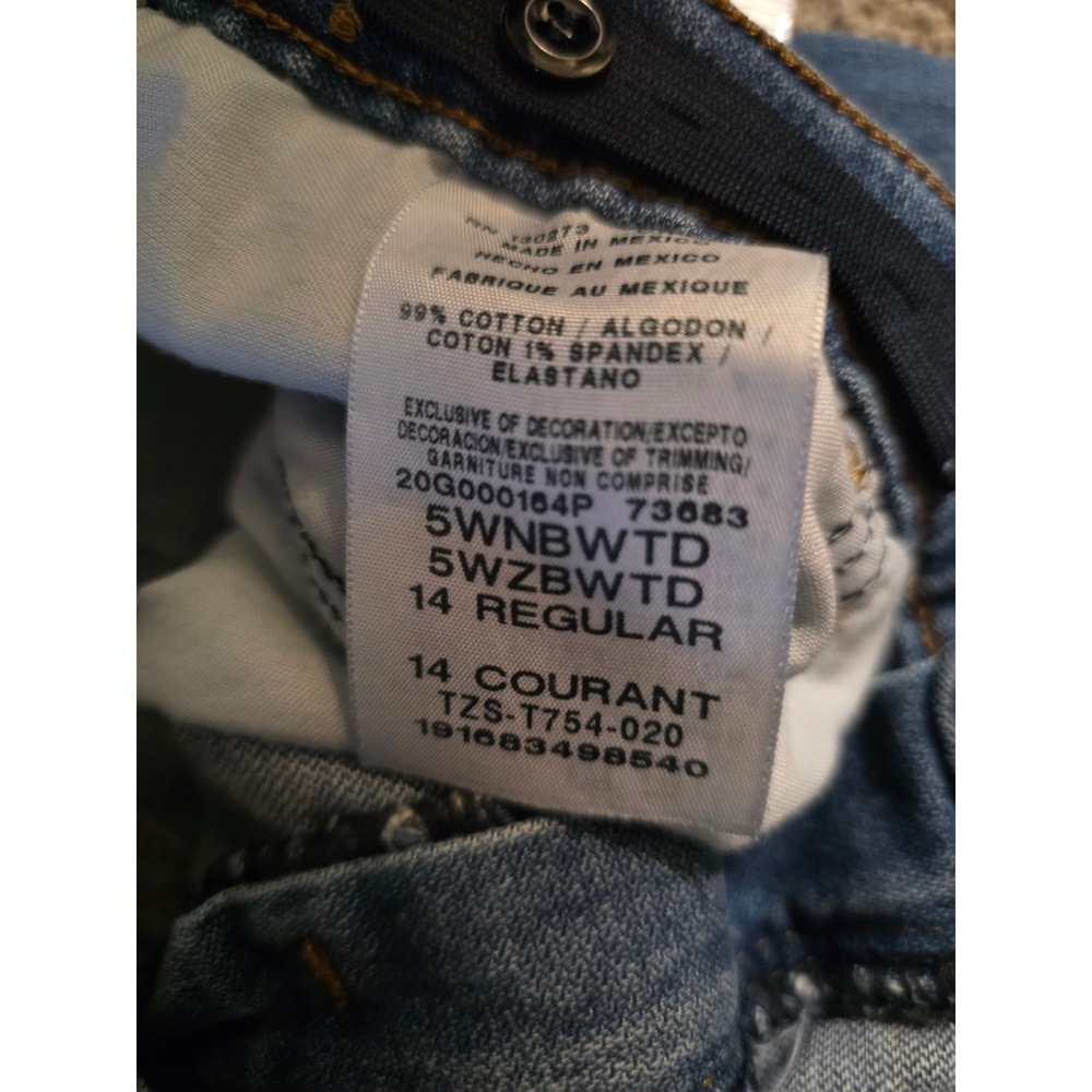 Wrangler Women's Straight Fit Jeans Wash Denim Size 14 Regular Waist - Picture 8 of 11